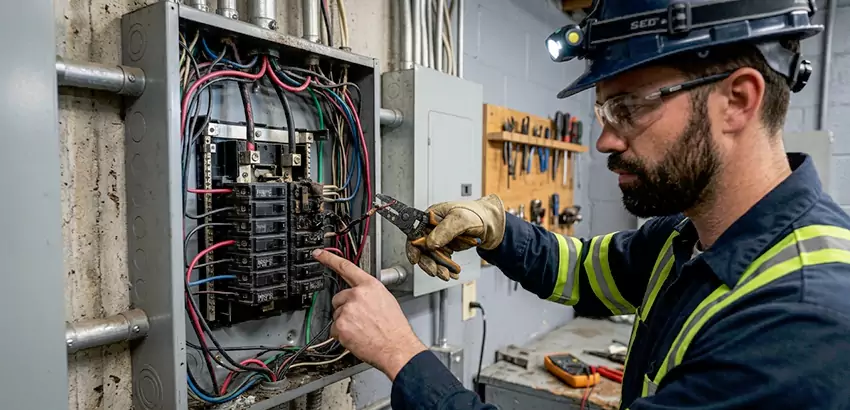 Breaker Box Short Circuit Repair in Cartersville