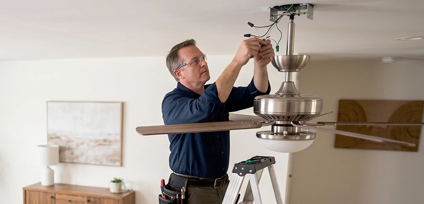 Ceiling Fan Light and Switch Repair in Cartersville