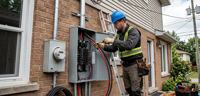 Outdoor Subpanel Installation in Cartersville